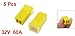 uxcell Yellow 60A 32V J Case Female Blade PAL Fuse 5 Pcs