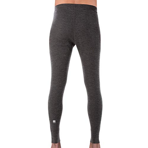 MERIWOOL Mens Base Layer 100 Merino Wool Thermal Pants Charcoal Gray
