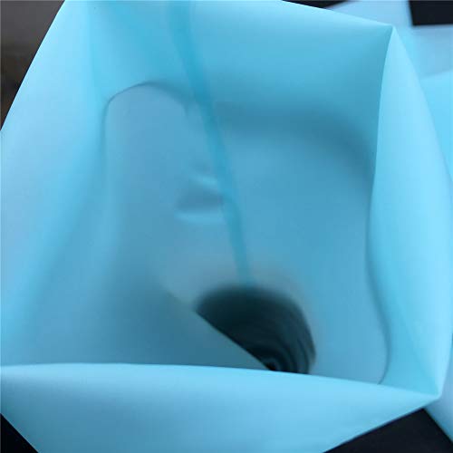4 Sizes Silicone Cake Pastry Bag, Reusable Icing Piping Bag Baking tool Cupcake Cookie Decorating Bags for Professional Baker Baking Lover (blue) - Thumbnail 5