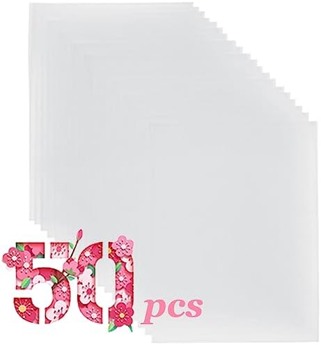 سعر Translucent Vellum Paper - Pack of 50 - Vellum Transparent Paper 8.5 x 11 inches 110GSM ...