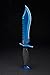 FadeCase Bowie Blue Steel - Real CSGO Knife Skin Counter Strike Global Offensive Full Tang Fixed Blade with Blade Sheath