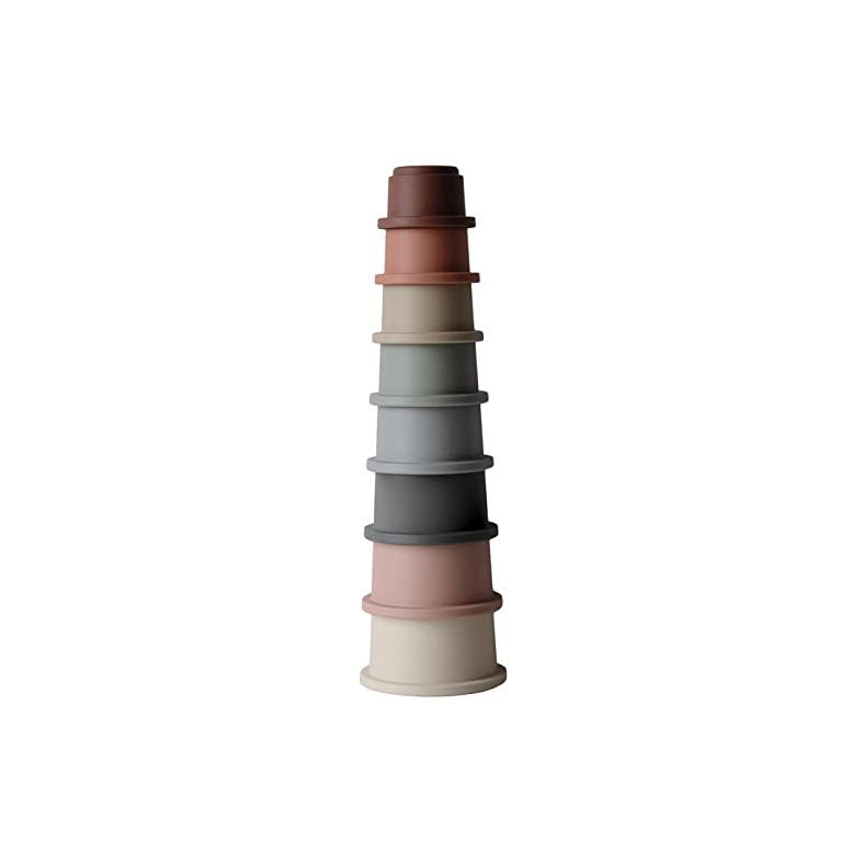 mushie Stacking Cups Toy | Made in Denmark (Original)