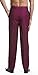 CONCITOR Men's Dress Pants Trousers Flat Front Slacks Solid BURGUNDY Color