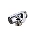 KES BRASS Sink Valve Diverter Faucet Splitter for Kitchen or Bathroom Sink Faucet Replacement Part Faucet to Hose Adapter M22 X M24, Polished Chrome, PV10