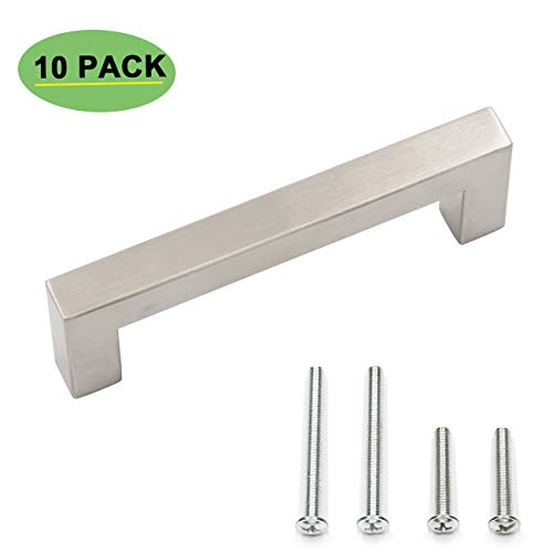 Homidy Cabinet Pulls Brushed Nickel 4 Inch Modern Cabinet Pulls 10