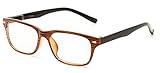 Readers.com The Williamsburg Bifocal Rectangle Bifocal Simple & Timeless Retro Square Reading Glasses