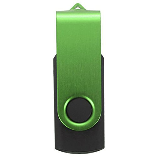 CreazyÂ® 1GB Swivel USB 2.0 Metal Flash Memory Stick Storage Thumb U Disk (Green)
