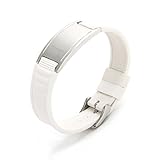 S.S (SportSpirit) Unisex Silicon Wrist Band Magnet Sports Bracelet