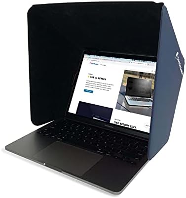 SunShader Pro 5 Laptop Sonnenschutz - Für Arbeiten Im Freien Weiß
