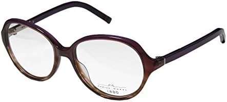 Marius Morel 1880 2020m Mens/Womens Rx-able Top-quality Materials Designer Full-rim Eyeglasses/Eye Glasses (54-17-135, Purple / Brown)
