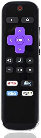 Replacement HTR-R01 for Remote Control 32E4000R 43E4500RA 49E4500RA 55E4500R 55E4500RB 43E4500RB 49E4500RB 55E4500RA 43E4500R 49E4500R 32E4000RA with Netflix Sling Rdio Amazon Keys