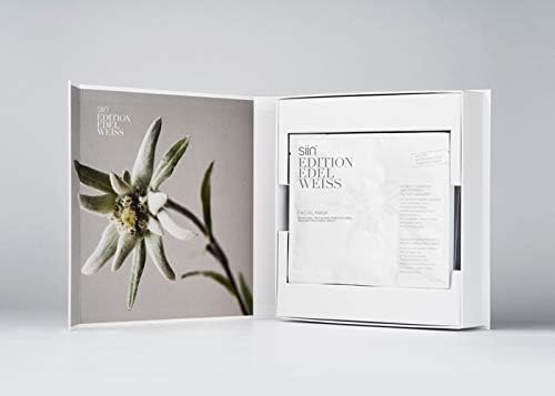 EDITION EDELWEISS Facial Mask, 6 pcs. / Anti Ageing Sheet Mask - Anti Wrinkle Facial Mask - Natural Ingredients of Edelweiss - Including Moisturiser - Vegan & Crueltyfree - made in Austria