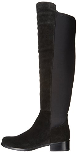 Blondo Women's Velma Waterproof Riding Boot, Black Suede, 5.5 M US