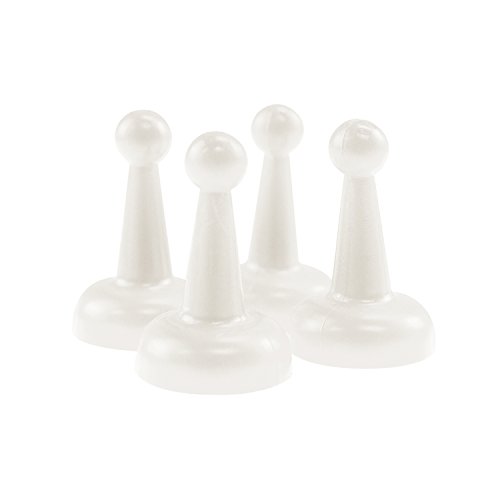 Assorted 1" Inch Multi-Color Pawns Pieces for Board Games, Component, Tabletop Markers,Arts & Crafts (24 Pack) by Super Z Outlet