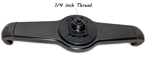iShot G10 Pro Large iPad Pro Universal Tablet Tripod Mic Music Stand Mount + 360° Locking Swivel Ball Head + 5/8-1/4 inch Reducer Bushing Adapter Converter - Compatible with iPad Pro & 9-13" Tablets