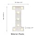 Pooqla Colorful LED Marquee Letter Lights with Remote – Light Up Marquee Signs – Party Bar Letters with Lights Decorations for The Home - Multicolor O