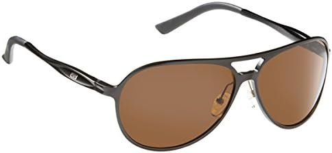 Guideline Eyegear Magnum Sunglasses, Matte Black Aluma Frame, Small-Medium