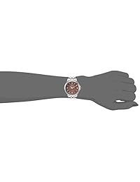 Seiko Women 's' Ladies 'acero inoxidable de cuarzo reloj de vestir, color: plateado (modelo: sut349)