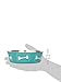 Loving Pets Coastal Bella Bowl for Dogs, Medium, Aqua Sea