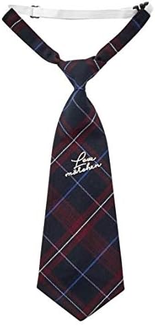 Amazon Co Jp Nissen ニッセン フォーマル フォーマルウェア フォーマルワンピース 卒業 ネクタイ 女の子 子供服 ジュニア服 エンジ格子 Y ファッション