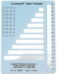 Cuisenaire Rod Template by Cuisenaire Publications (1997-05-03)