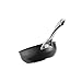 Infinite Circulon Hard Anodized Nonstick Covered Chef Pan, 6-Quart, Black