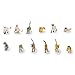 Fun Central 24 Pieces - Mini Cat Toy Figures Bulk Party Favors and Cake Toppers - Assorted Pack
