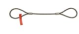 Liftall 38EEX2 Wire Rope Sling, Eye and Eye 3/8