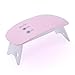 CO-Z 5W LED Nail Dryer Curing Lamp Light Portable for Gel Based Polishes Manicure Pedicure 2 Timing Setting 45s 90s USB Port (5W Small, Common - Pink)