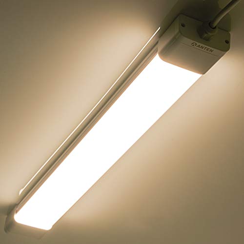 Anten 36W LED Feuchtraumleuchte 120cm für Keller, Garage, Innen- und Außenbeleuchtung | IP65 Wasserfest Kellerleuchte…