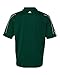 adidas Golf Mens Climalite 3-Stripes Cuff Polo (A76) -Forest/White - L
