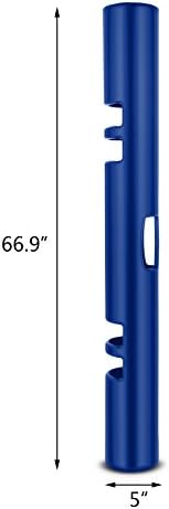 VEVOR ViPR Fitness Tube Functional Training Rubber VIPR Weight Bar Fitness Training Tube for Loaded Movement Training (10kg Black)