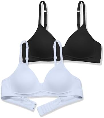 Amazon.com: Vanity Fair Girls Wireless Molded Pullover Bra, 2-Pack