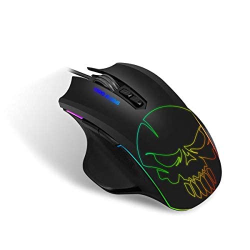 Spirit of Gamer - Xpert G700 - Adapter Kombinierte RGB - Tastatur und Maus Set Für PS4, Xbox ONE, PC - Mechanische Tastatur Mit Einer Hand - Maus 7 Tasten 3200 DPI 3