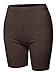 Women's Solid Premium Cotton Mid Thigh High Rise Biker Bermuda Shorts
