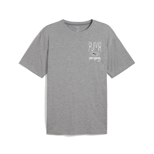 52738403_GRAPHICS ILLUSTRATIVE リラックス Tシャツ_ミディアム グレー ヘザー_XL