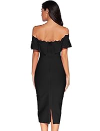 Meilun vestido sin tirantes para mujer, vestido de fiesta Bodycon