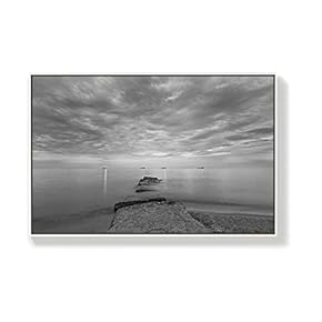 Canvas Wall Art for Living Room, Bedroom Seaside Framed Canvas Prints for Home Decoration Ready to Hang - 16x24 inches