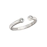 Silpada 'Bling' Midi Ring with Swarovski Crystals in Sterling Silver