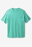 KingSize Men's Big & Tall Shrink-Less Lightweight Pocket Crewneck T-Shirt
