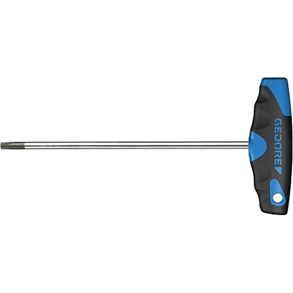 GEDORE Screwdriver with 2K T-Handle, Inner TX T30, 1 Piece, 2142 TX T30