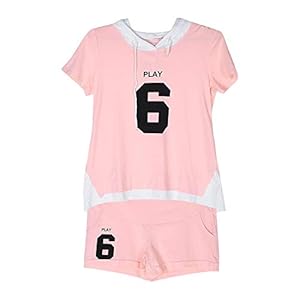 Zwangere vrouwen shirt broek pak moederschap pak sport casual pak moederschap shorts cadeau voor zwangere vrouw(Roze L)