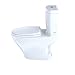 TOTO CST412MF.01 Aquia Dual Flush Elongated Two-Piece Toilet, 1.6GPF & 0.9GPF, Cotton White