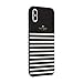 kate spade new york Black/Cream Feeder Stripe Case for iPhone Xs Max - Soft Touch Protective Hardshell