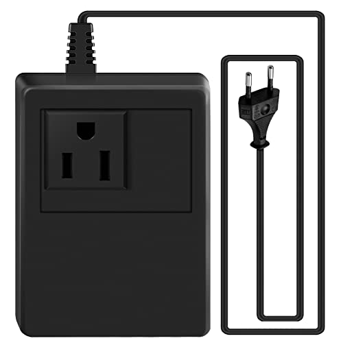 Roundsky Spannung Transformator 110V Abwärt Spannung EU Stecker (Nur von Elektrogeräten innerhalb 70W verwendet)