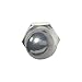 3/8-16 Acorn Cap Nuts, Stainless Steel 18-8, Standard Height, Plain Finish, Quantity 25