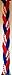 It's Ridic! No Slip Grip /Non-Slip Sports / Athletic Nylon Triple Braided Sports Headband
