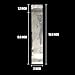 Enenes Pretzel Bag, 200 PCS Clear Pretzel Rod Bags, 2 x 10.8 Inch Self Adhesive Bag, Clear Flat Treat Bags for Donut Bars Candy(2 x 10.8 Inch)