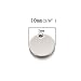 VALYRIA 50pcs Stainless Steel Blank Stamping Tags Round Charm Pendants Silver Tone 10mm(3/8