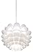 Possini Euro Design White Flower Hanging Pendant Lighting Fixture 19 1/2